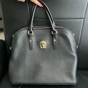 Versace medusa satchel bag hand bag